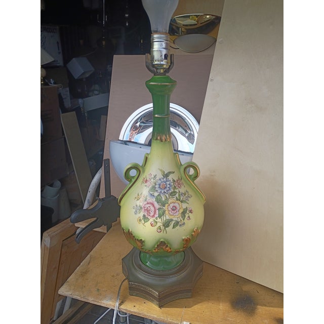 Murano Vintage Murano Victorian Urn Lamp For Sale - Image 4 of 9