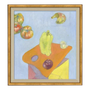 "Fruit on Palette" Original Oil Painting by John Alexander Steele