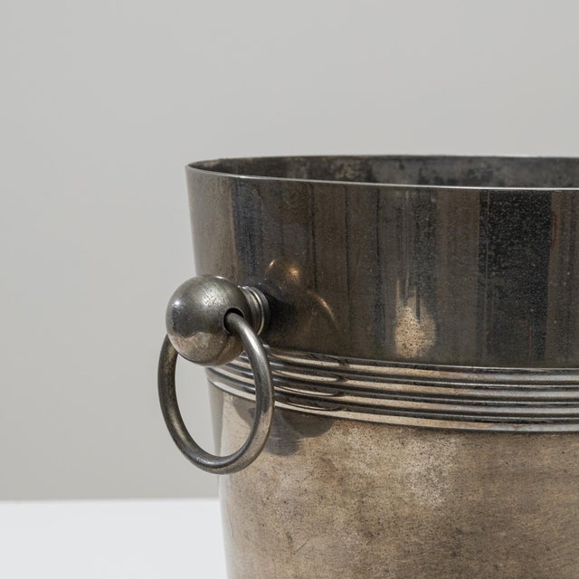 Silver 20th Century French Silver Plated Champagne Bucket For Sale - Image 8 of 18