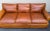 Terra Cotta Ralph Lauren Wentworth Leather Sofa For Sale - Image 8 of 12
