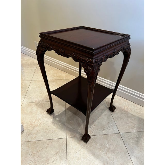 1940s 1940s Victorian Style Ball in Claw Side Tables For Sale - Image 5 of 5