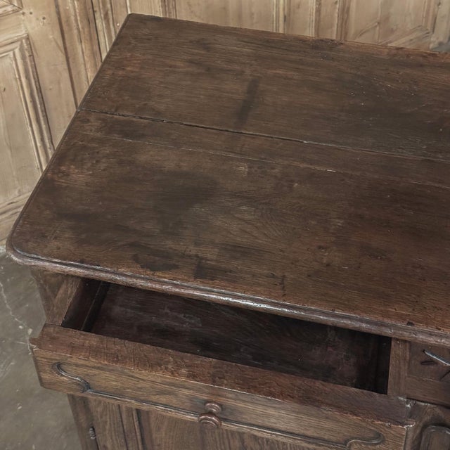 18th Century Country French Louis XV Oak Buffet ~ Sideboard For Sale - Image 16 of 18