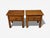 1960s French Modern, Brutalist Nightstands, Oak, France, 1960s For Sale - Image 5 of 10