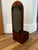 Primitive wall box planter with curved mirror.
