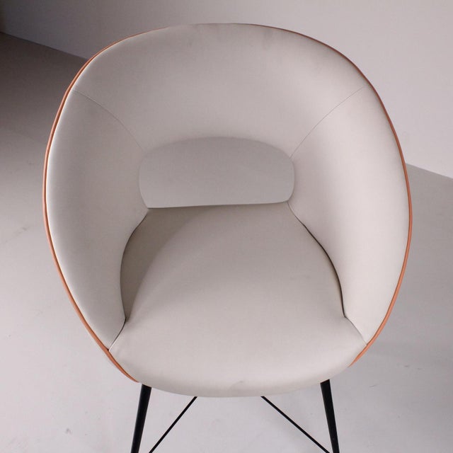 Orange Set of Armchairs by Silvio Cavatorta For Sale - Image 8 of 13