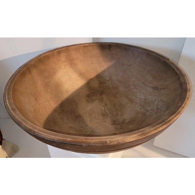 19th Century 19th C Original Painted Bee Hive Butter Bowl For Sale - Image 5 of 6