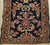 Antique Persian Lilian Runner Rug, Hand-Knotted Wool, Floral Design, Navy & Red, 3x7 For Sale - Image 11 of 15