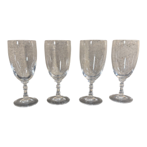 Ralph Lauren Crystal Bedford Set 4 Wine Glasses Golbets
