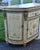 Wood Vintage Venetian Demilune Cabinet Painted Accent Chest Commode For Sale - Image 7 of 14