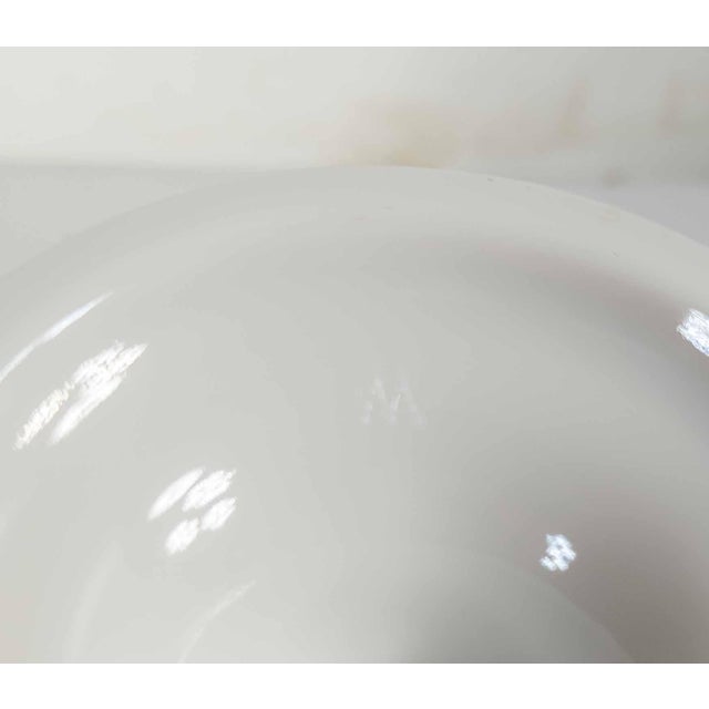 20th Century Sculptural White Milk Glass Covered Compote by Westmoreland For Sale - Image 14 of 15