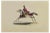 Auguste Wahlen, Japanese Rider, Lithograph, 1844 For Sale