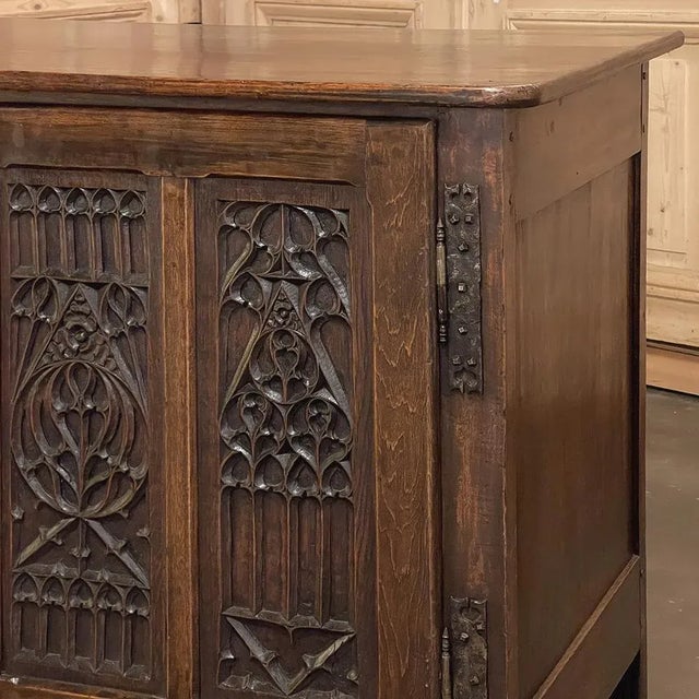19th Century French Gothic Credenza For Sale - Image 14 of 18
