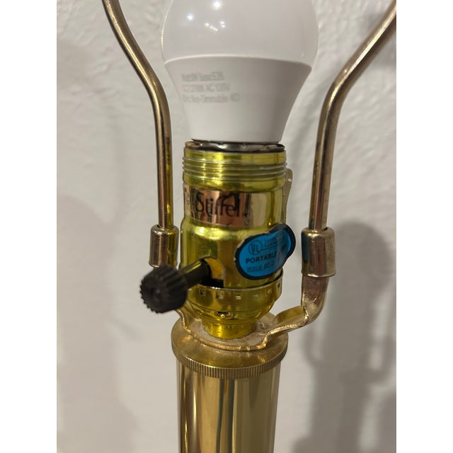 Metal Vintage Stiffel Brass Table Lamps - Pair For Sale - Image 7 of 12