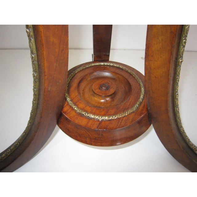 Wood Late 19th Century French Bronze Mounted Pedestal / Table Plant Stand For Sale - Image 7 of 13