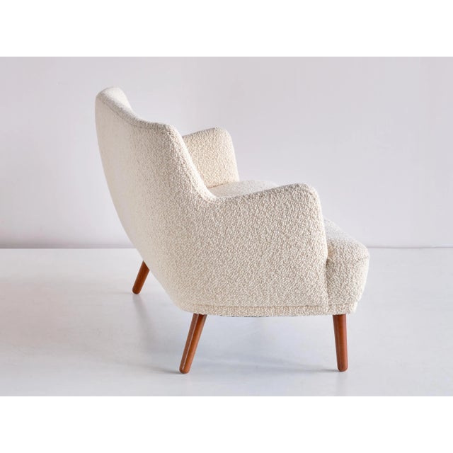 Brown Sofas by Tove & Edvard Kindt-Larsen for Gustav Bertelsen, Denmark, 1950s For Sale - Image 8 of 13