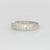 Silver Classic Earth Mined Diamond Wedding Band Ring in Solid 14k Gold: Fine Jewelry, Size 6.75 For Sale - Image 8 of 8