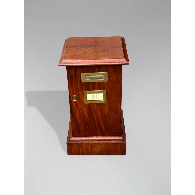 19th Century Victorian Mahogany Country House Post Box, 1880s For Sale - Image 4 of 6