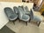 Arhaus Arco Channel Back Banks Velvet Dining Chairs, Set of Eight For Sale In San Francisco - Image 6 of 12