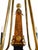 Neoclassical Style Brass Chandelier With Marbleized Obelisk & Turtle Sculpture For Sale In Miami - Image 6 of 7