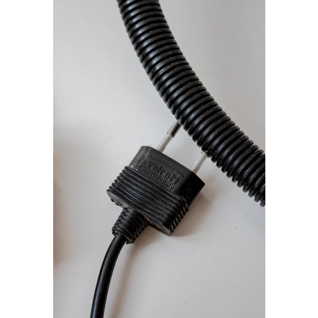Large Black Hebi Lamp by Isao Hosoe for Valenti, 1970s For Sale - Image 6 of 16