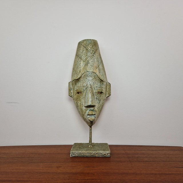 Vintage 20th Century West African Mask, 1950s For Sale - Image 10 of 10