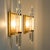 Clear Gold Glass & Brass Sconces in the style of Venini, 1970, Set of 2 For Sale - Image 10 of 17