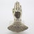 1970s Vintage Italian Handmade Florentine Silver 800 Hand-Shaped Memo Holder Desk Clip, 1970s For Sale - Image 5 of 15
