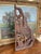 Vintage Hand-Carved Wooden Architectural Panel Featuring Bird Motif For Sale - Image 4 of 10