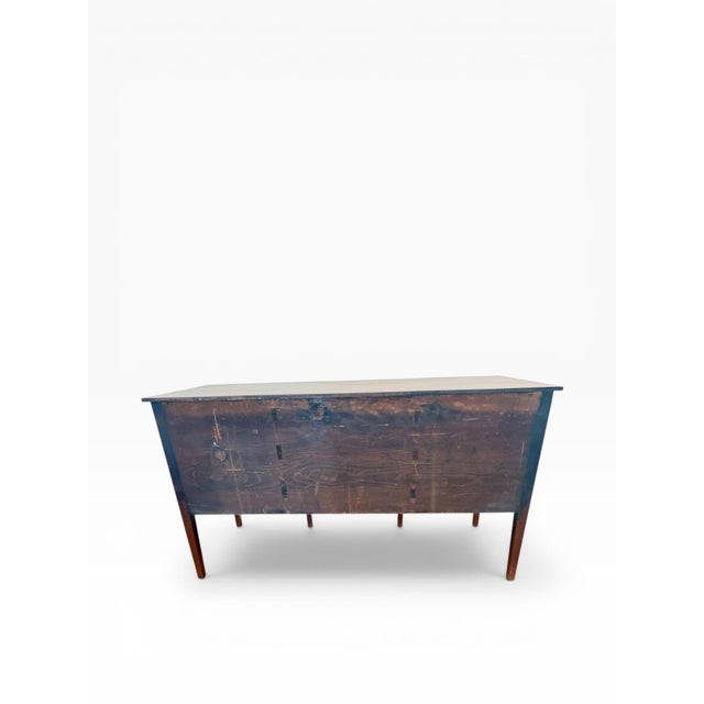 Wood Early 20th Century Federal Revival Flame Mahogany Sideboard With Inlay For Sale - Image 7 of 18