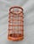1960s 1960s Franco Albini Red Bamboo Umbrella Stand For Sale - Image 5 of 6
