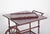 Brown Mid-Century Mahogany Tea Trolley with Side Flaps, 1940s For Sale - Image 8 of 15