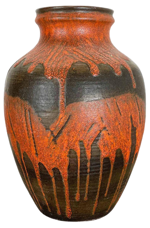 Fat Lava Ceramic Pottery Vase by Heinz Siery for Carstens Tönnieshof, Germany, 1970s