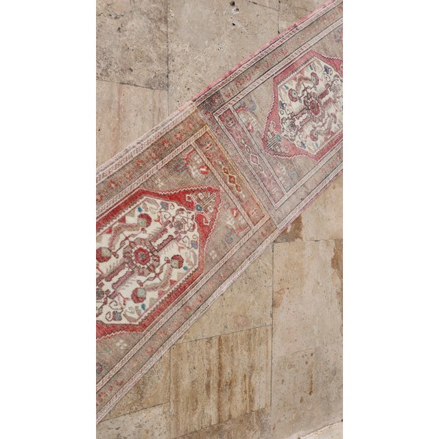 1970s Turkish Long and Narrow Runner Rug 1'10'' X 6'1'' For Sale In Philadelphia - Image 6 of 11