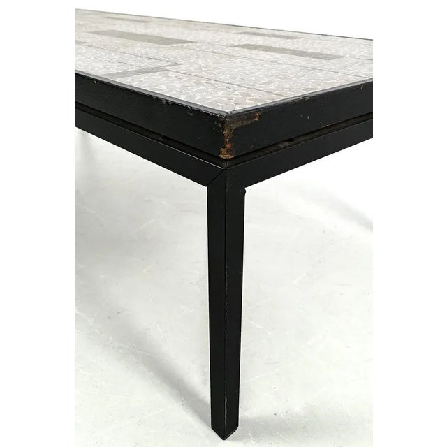Sleek Mosaic Coffee Table For Sale - Image 3 of 9