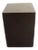 Mid Century Modern Vintage Cube Accent Table Dark Brown For Sale