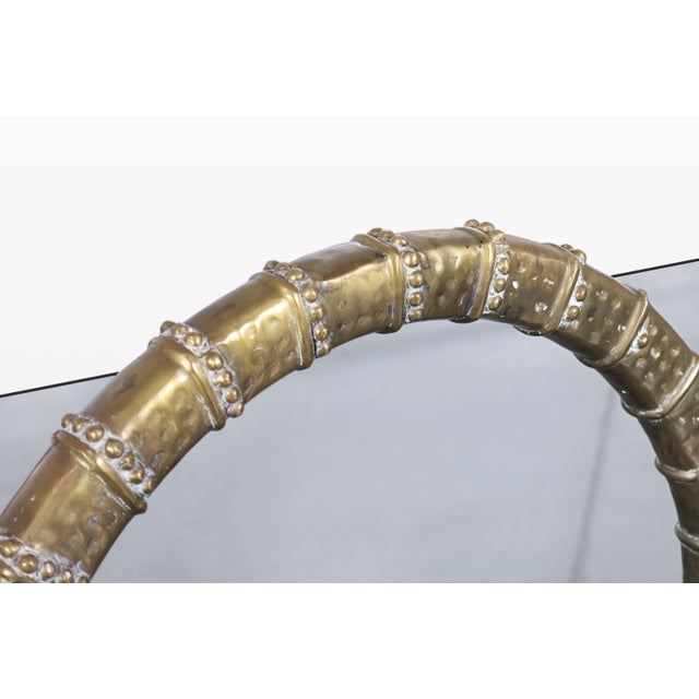 Mid-Century Brass Ibex Rams Head Dining Table Bases After Alain Chervet For Sale - Image 12 of 14