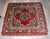 Art Nouveau Vintage Oriental Silk Tapestry or Table Cover Central Medallion Style Sarouk For Sale - Image 3 of 12