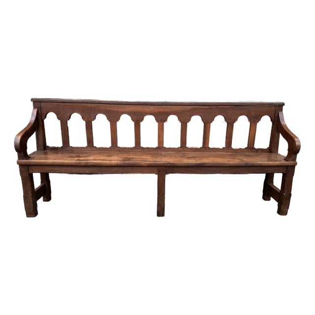 Early 19th Century French Hall Bench For Sale