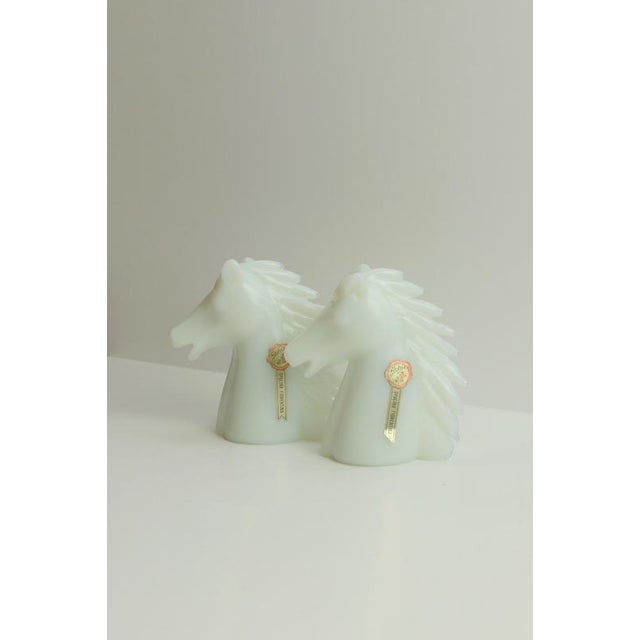 Horse Heads from Stelvia Opalina Fiorentina, Italy, 1960s, Set of 2 For Sale - Image 9 of 10