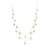 Modern 10.8ct Sapphire Teardrop Shape Two Strand Chain Necklace in 18k Yellow Gold For Sale - Image 3 of 11