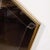 Mid-Century Modern Pentagonal Brass Wrapped Mirror with Smoked Border For Sale - Image 4 of 8