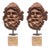 Terracotta Head of Ulysses, Italy, Set of 2 For Sale