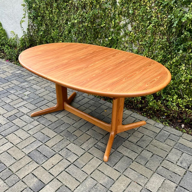 Vintage Danish Modern Expandable Teak Dining Table by Skovby For Sale - Image 11 of 12