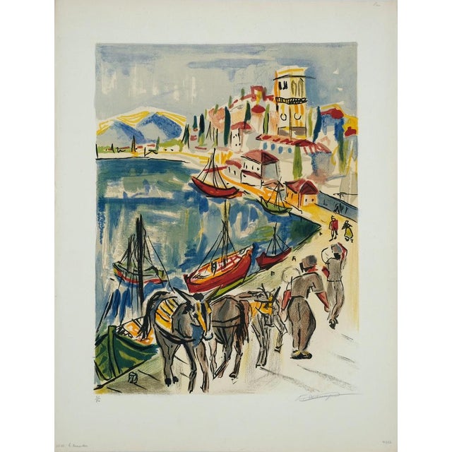François Desnoyer, Les transporteurs d'Égine, Lithograph For Sale - Image 9 of 9