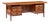 Arne Vodder for Sibast Model 207 Mid Century Brazilian Rosewood Executive Desk For Sale