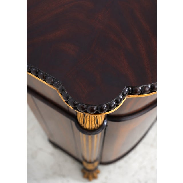 Ej Victor Mahogany Sideboard W. Lion Head Pulls For Sale - Image 13 of 18