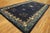 1920s Black Background Color With Floral Design Antique Chinese Peking Rug For Sale In New York - Image 6 of 12