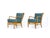 Lounge Chairs in Elm by Otto Schulz for Boet, Sweden, 1930s, Set of 2 For Sale - Image 10 of 10