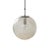 Stunning mid-century glass 'Globe' pendant/ceiling light from Limburg, Germany, 1970s. Made of mouth blown light brown...