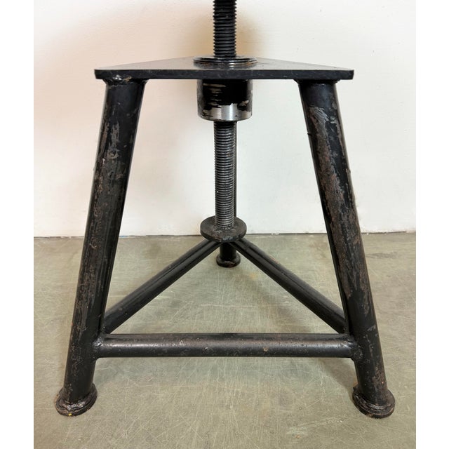 Industrial Workshop Swivel Stool, 1960s For Sale - Image 10 of 13